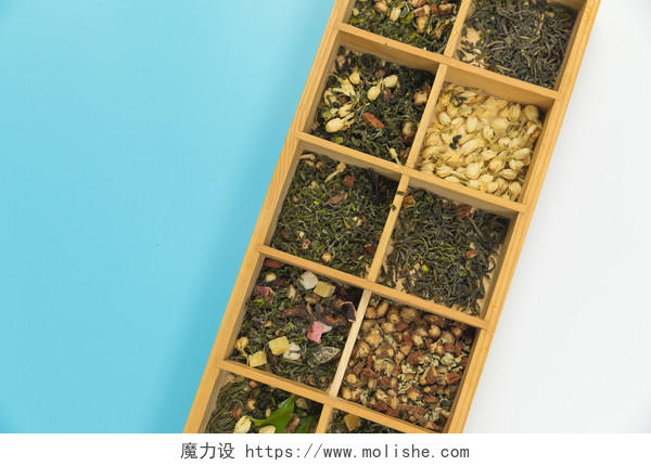 茶叶果茶分类背景图片